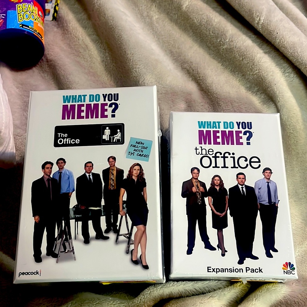 Brand new in plastic  What do you meme game and extended pack. Office Version
